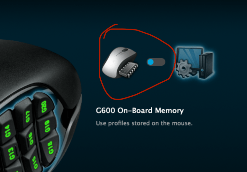 Logitech G600 Mouse